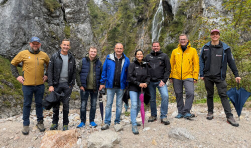 Team Jour Fixe September 2025 in der Silberkarklamm Team Jour Fixe September 2025 in der Silberkarklamm